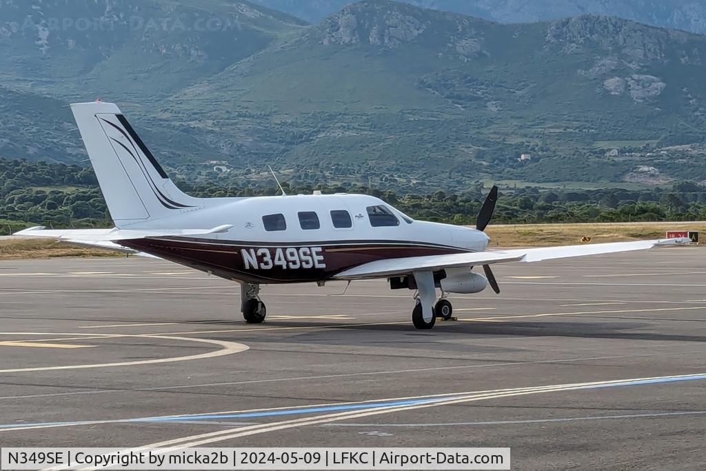 N349SE, 2004 Piper PA-46-350P Malibu Mirage C/N 4636349, Parked