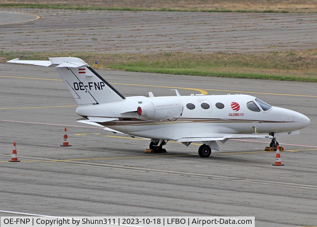 OE-FNP, 2009 Cessna 510 Citation Mustang Citation Mustang C/N 510-0185, PArked at the General Aviation area...