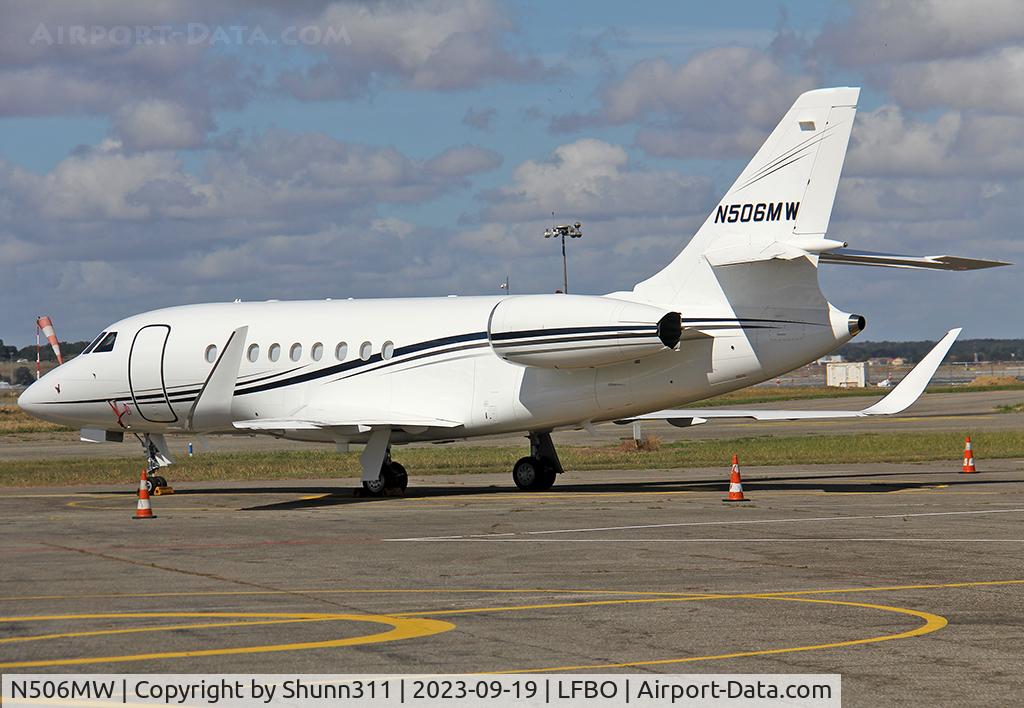 N506MW, 2008 Dassault Aviation Falcon 2000LX C/N 150, Parked at the General Aviation area...