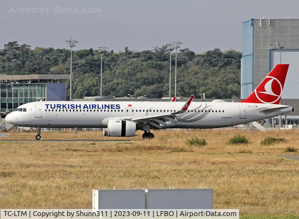 TC-LTM, 2023 Airbus A321- 271NX C/N 10854, Landing rwy 14R