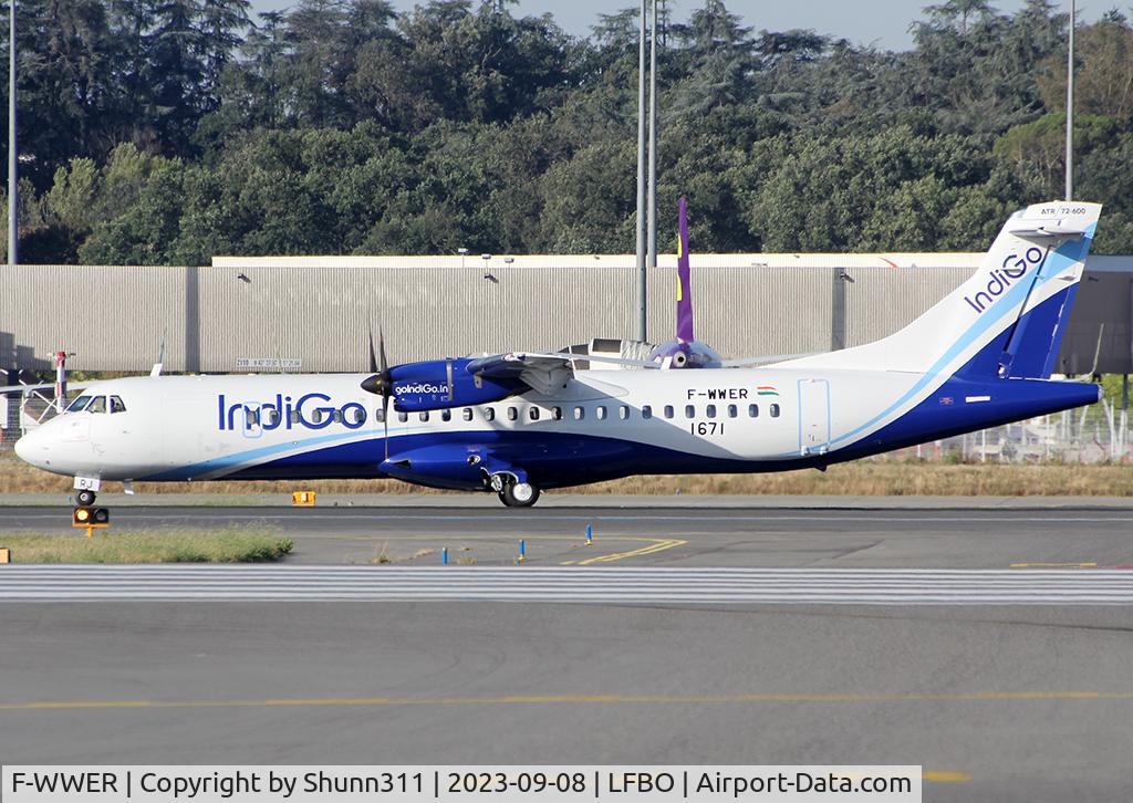F-WWER, 2023 ATR 72-600 C/N 1671, C/n 1671 - To be VT-IRJ