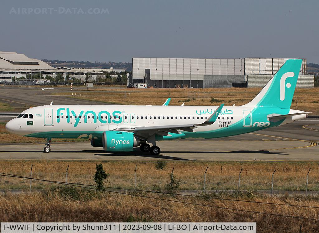 F-WWIF, 2023 Airbus A320-251N C/N 11674, C/n 11674 - To be HZ-NS62