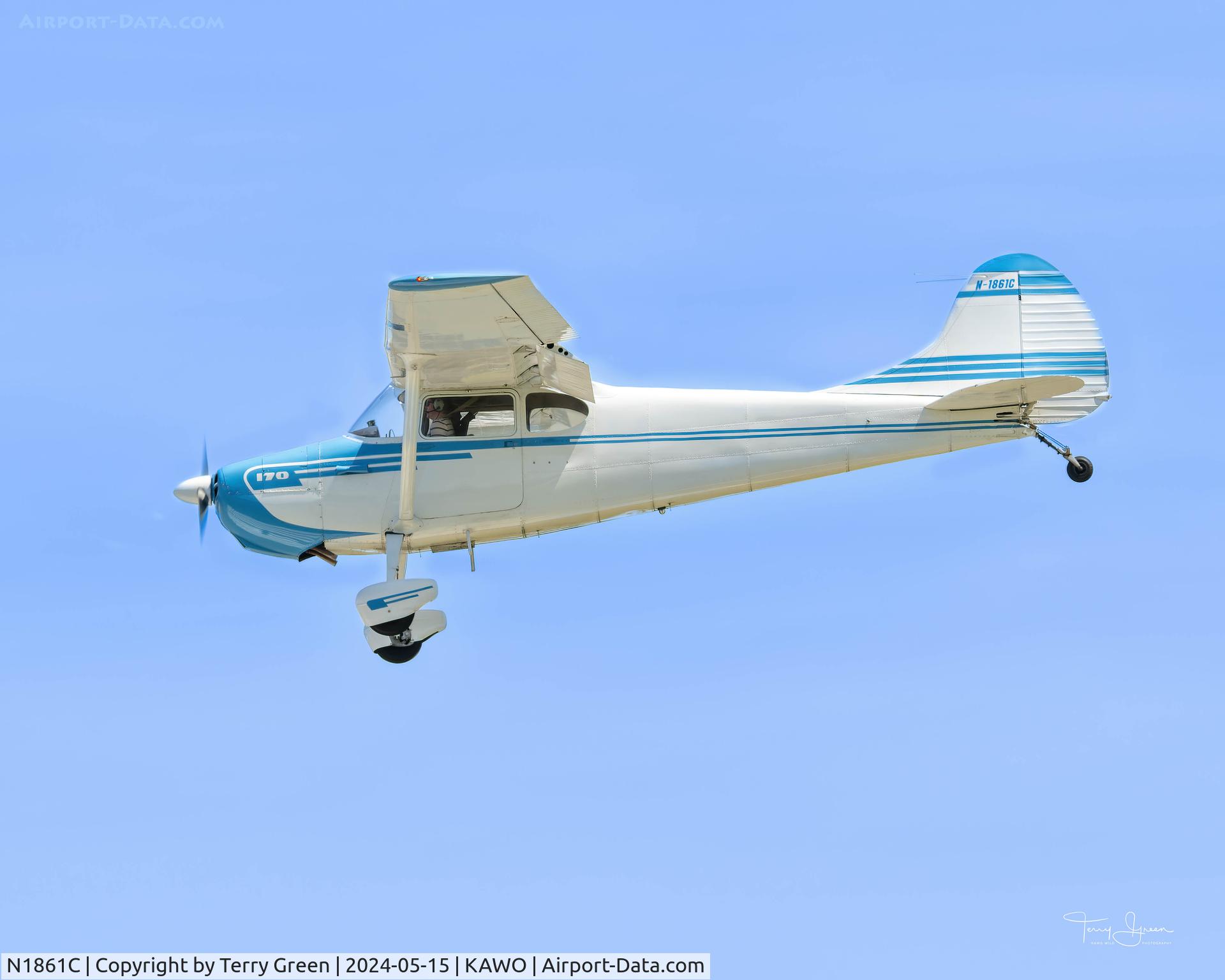 N1861C, 1953 Cessna 170B C/N 26005, KAWO