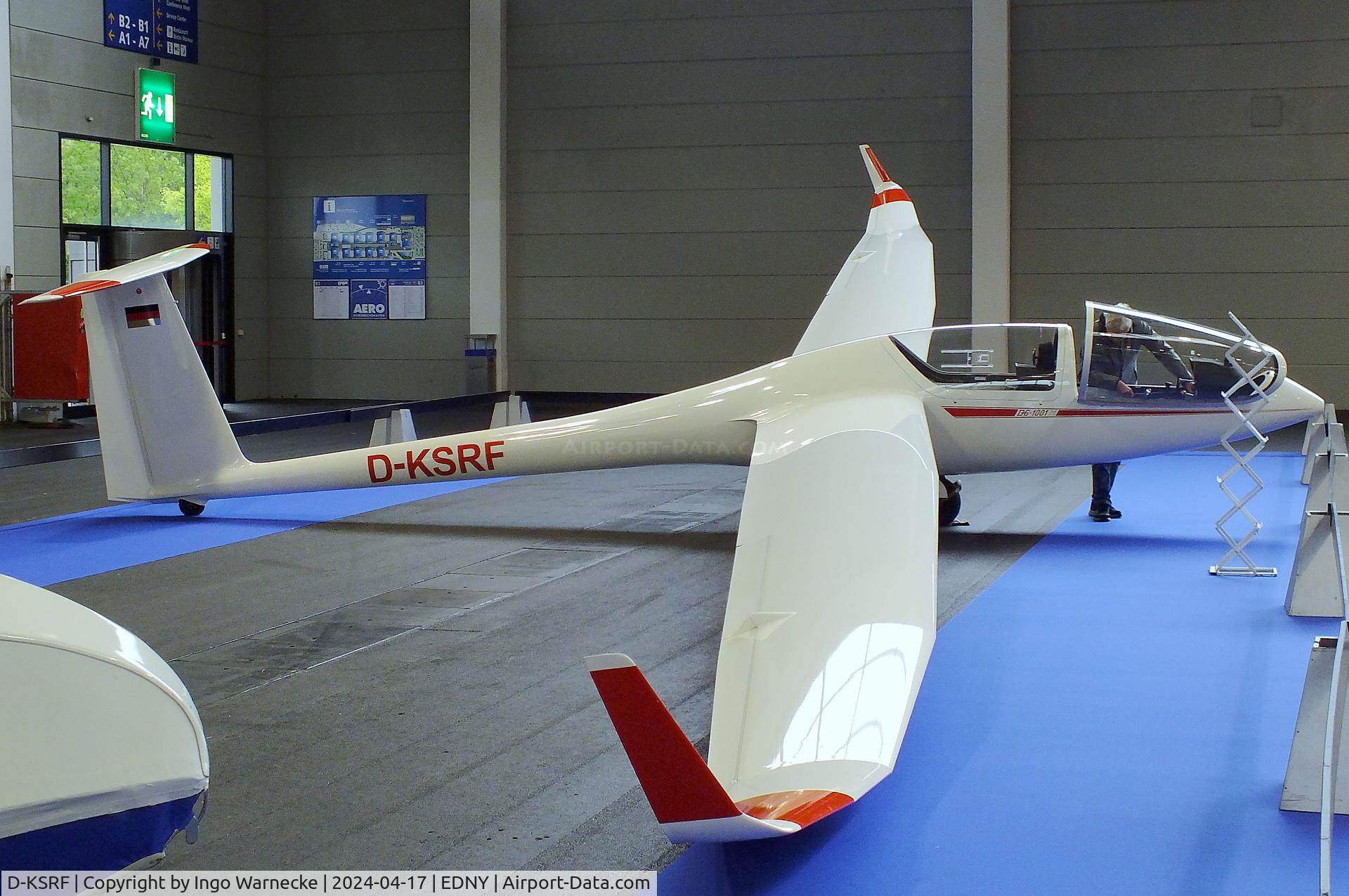 D-KSRF, Dg Flugzeugbau DG-1001M C/N 10-219M25, DG Flugzeugbau DG-1001M at the AERO 2024, Friedrichshafen