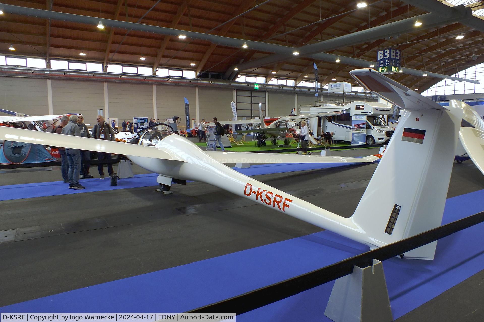 D-KSRF, Dg Flugzeugbau DG-1001M C/N 10-219M25, DG Flugzeugbau DG-1001M at the AERO 2024, Friedrichshafen