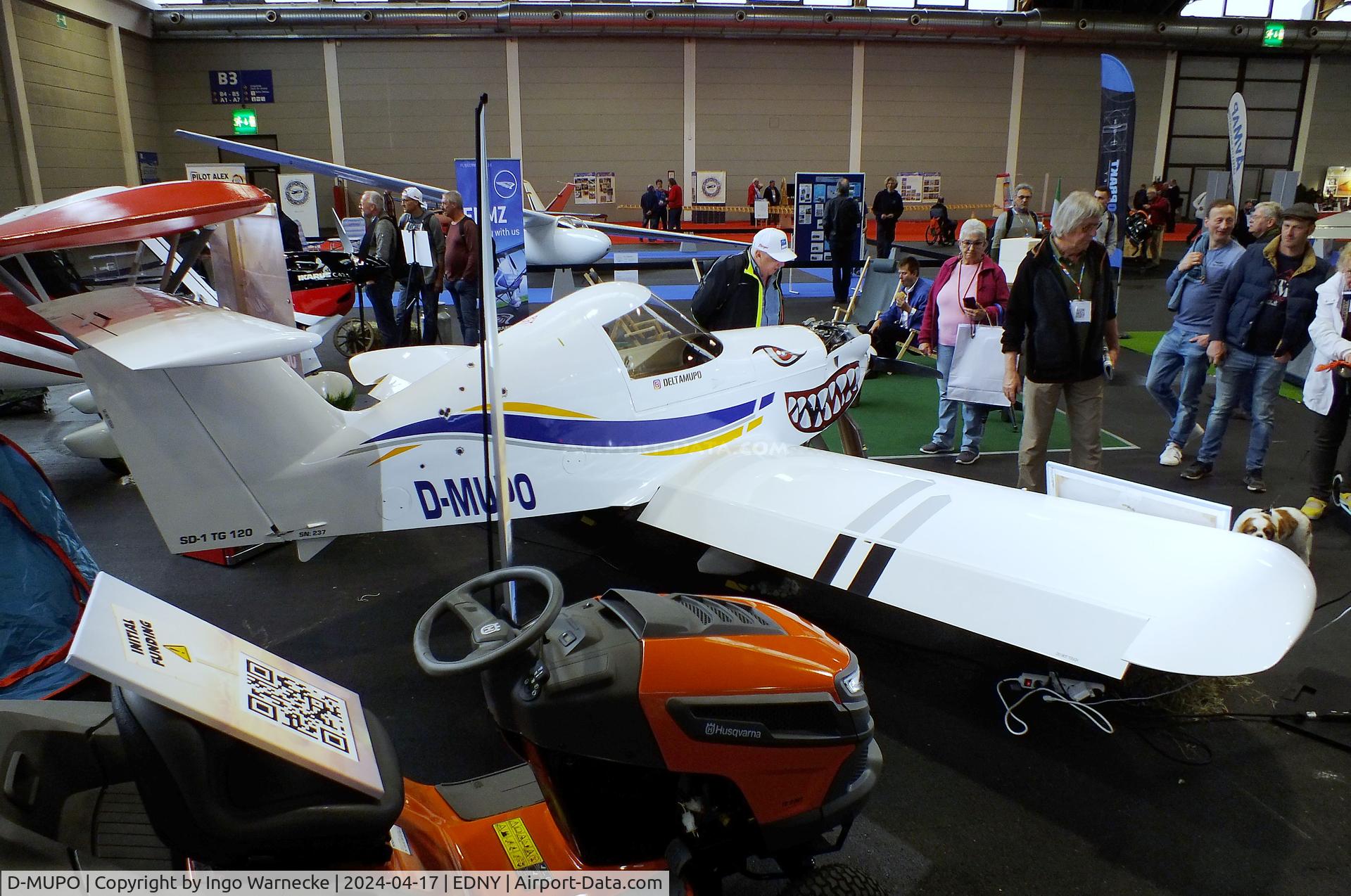 D-MUPO, Spacek SD-1 TG 120 MiniSport C/N not found_D-MUPO, Spacek SD-1 TG120 MiniSport of YouTuber 'Pilot Alex' at the AERO 2024, Friedrichshafen