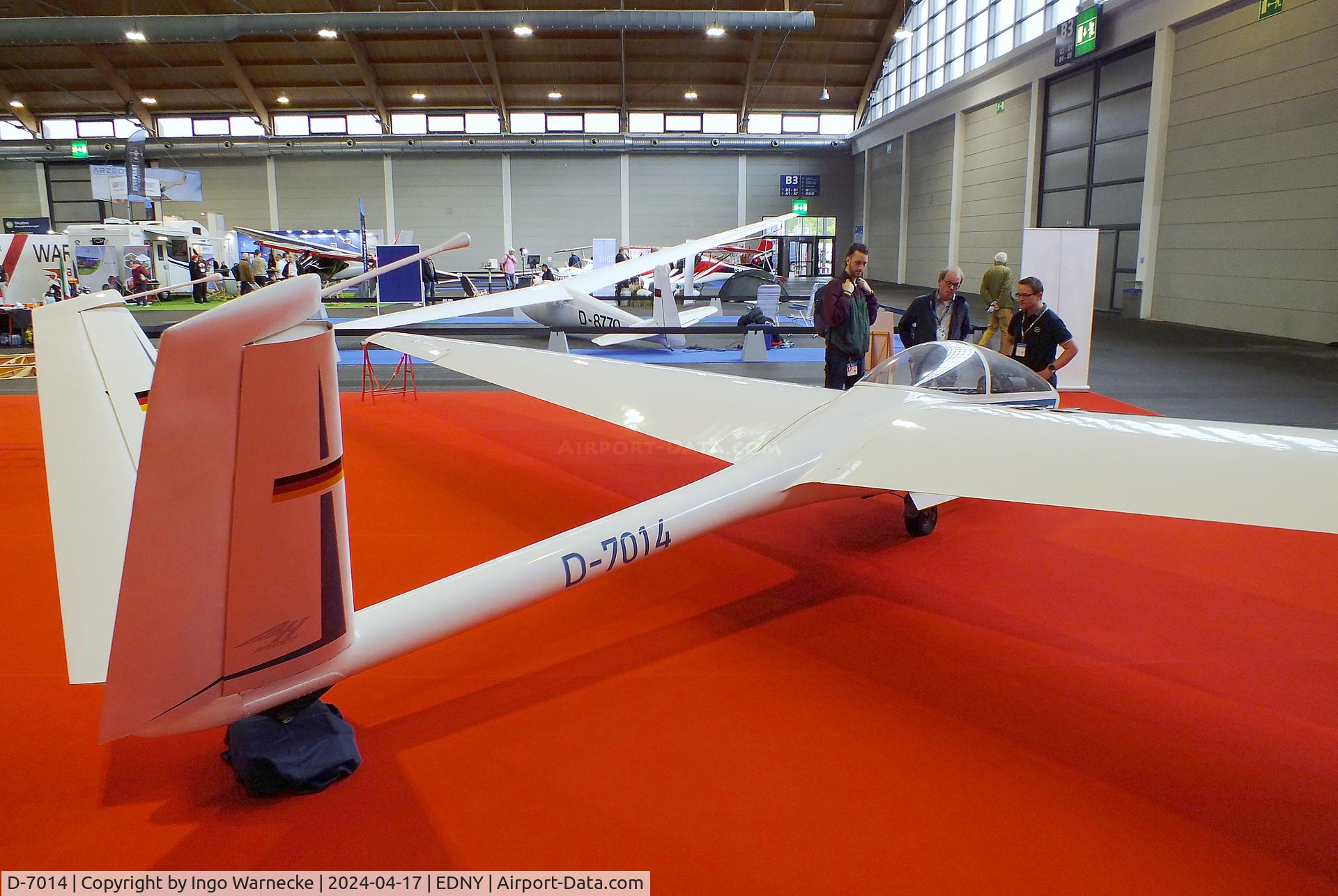 D-7014, 1962 Heinkel / Otto Funk FK2 Greif II C/N V2, Heinkel / Otto Funk FK2 Greif II at the AERO 2024, Friedrichshafen