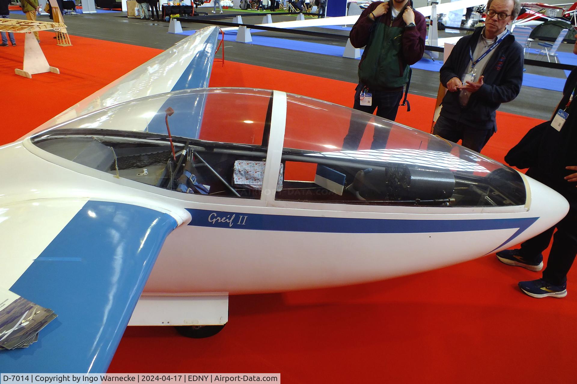 D-7014, 1962 Heinkel / Otto Funk FK2 Greif II C/N V2, Heinkel / Otto Funk FK2 Greif II at the AERO 2024, Friedrichshafen