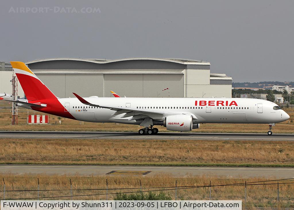 F-WWAW, 2023 Airbus A350-941 C/N 0634, C/n 0634 - To be EC-OCR
