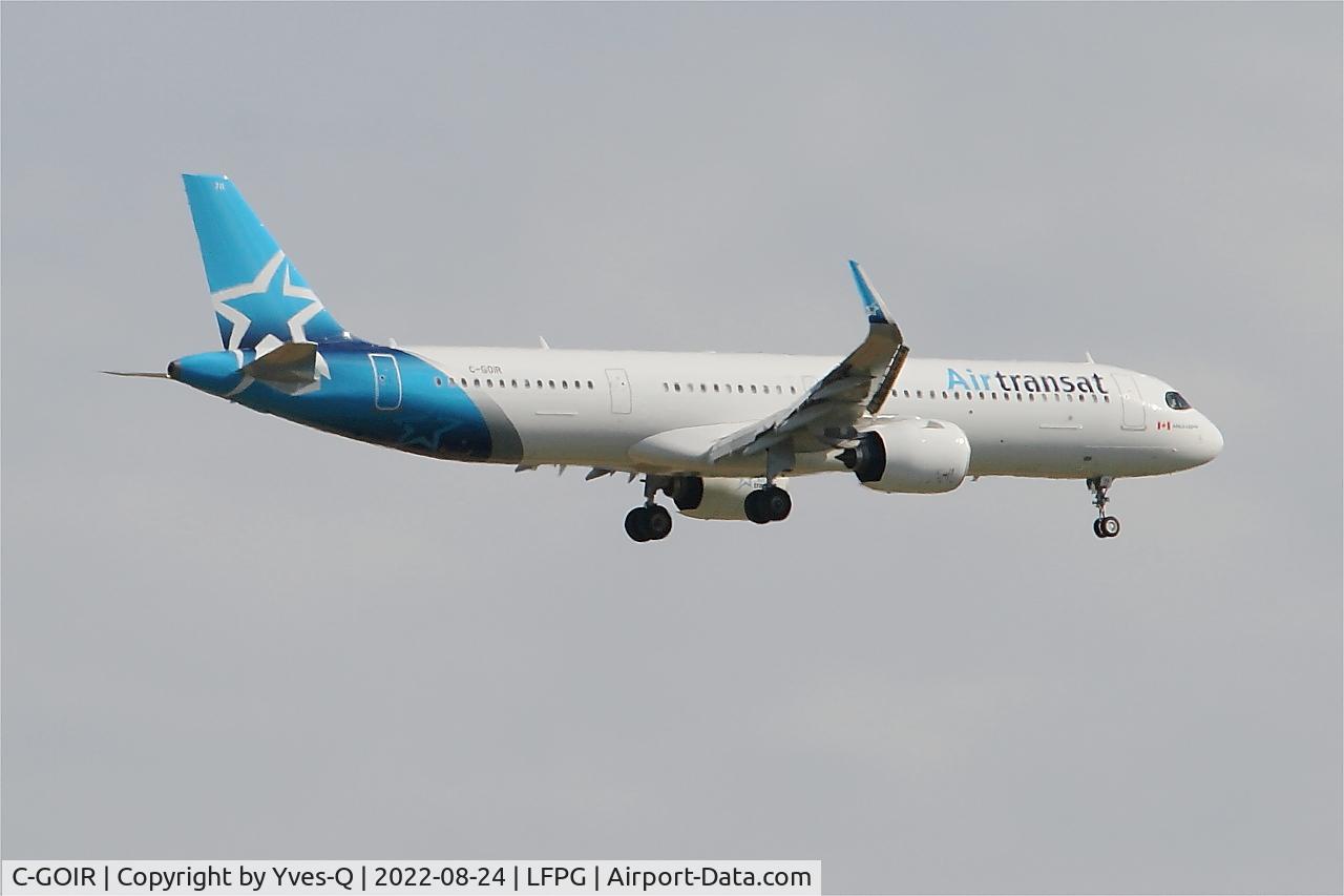 C-GOIR, 2022 Airbus A321-271NX C/N 10866, Airbus 321-271NXLR, On final rwy 09L, Roissy Charles De Gaulle airport (LFPG-CDG)