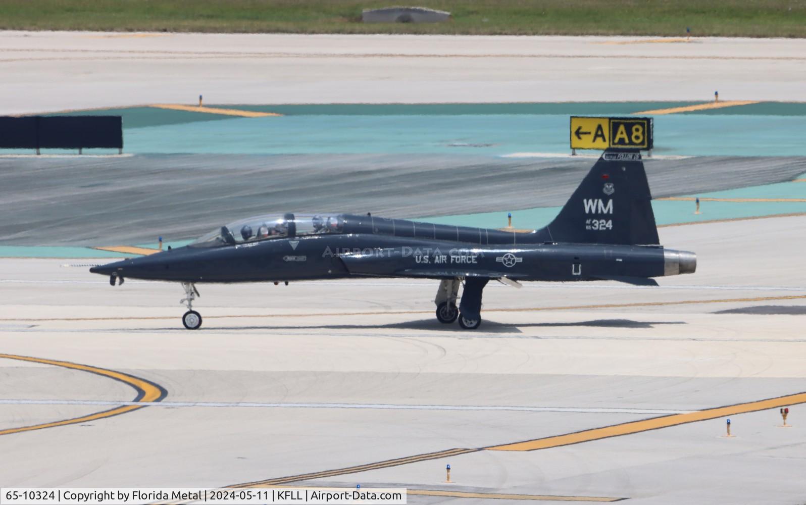 65-10324, 1965 Northrop T-38A-60-NO C/N N.5743, T-38A zx