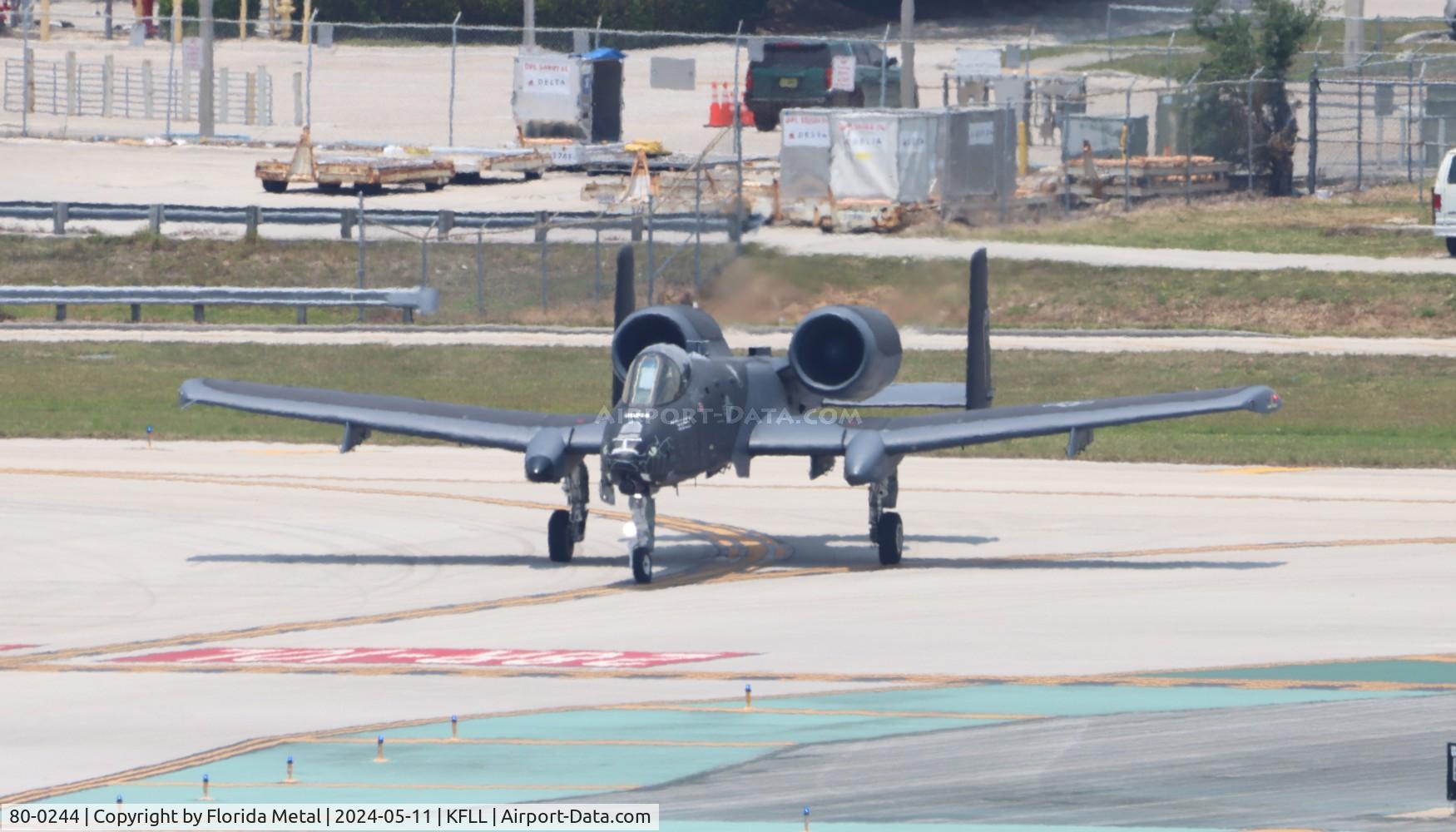 80-0244, 1980 Fairchild Republic A-10C Thunderbolt II C/N A10-0594, A-10 zx