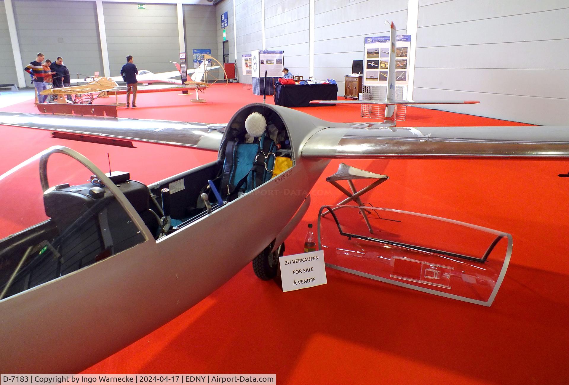 D-7183, VFW-Fokker / Otto Funk FK3 C/N 008, VFW-Fokker / Otto Funk FK3 at the AERO 2024, Friedrichshafen