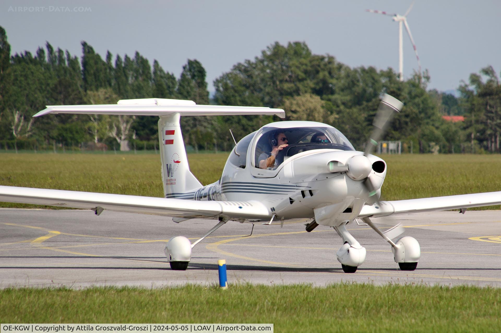 OE-KGW, 2003 Diamond DA-40D Diamond Star C/N D4.053, LOAV - Voslau Airport, Austria