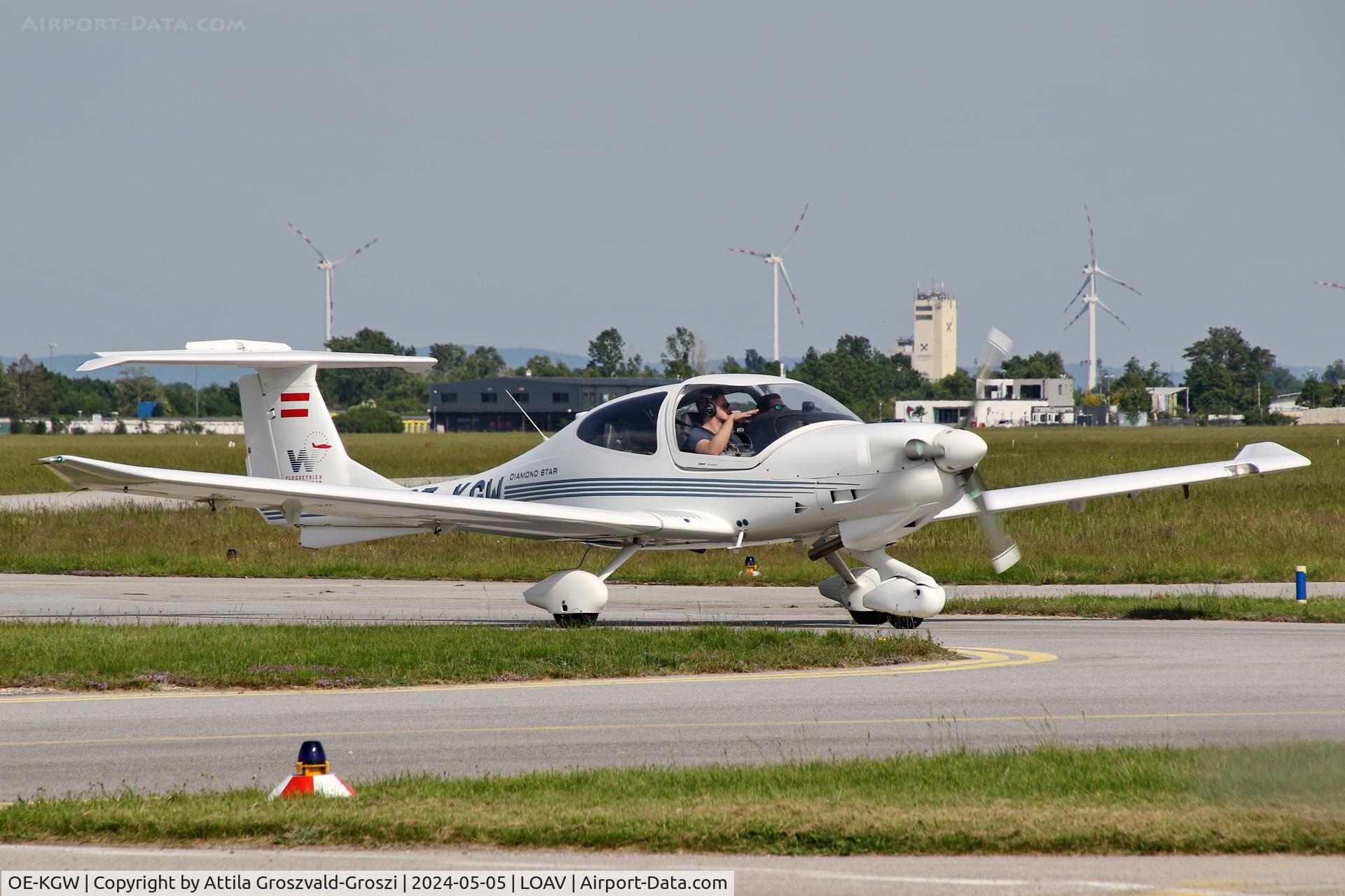 OE-KGW, 2003 Diamond DA-40D Diamond Star C/N D4.053, LOAV - Voslau Airport, Austria