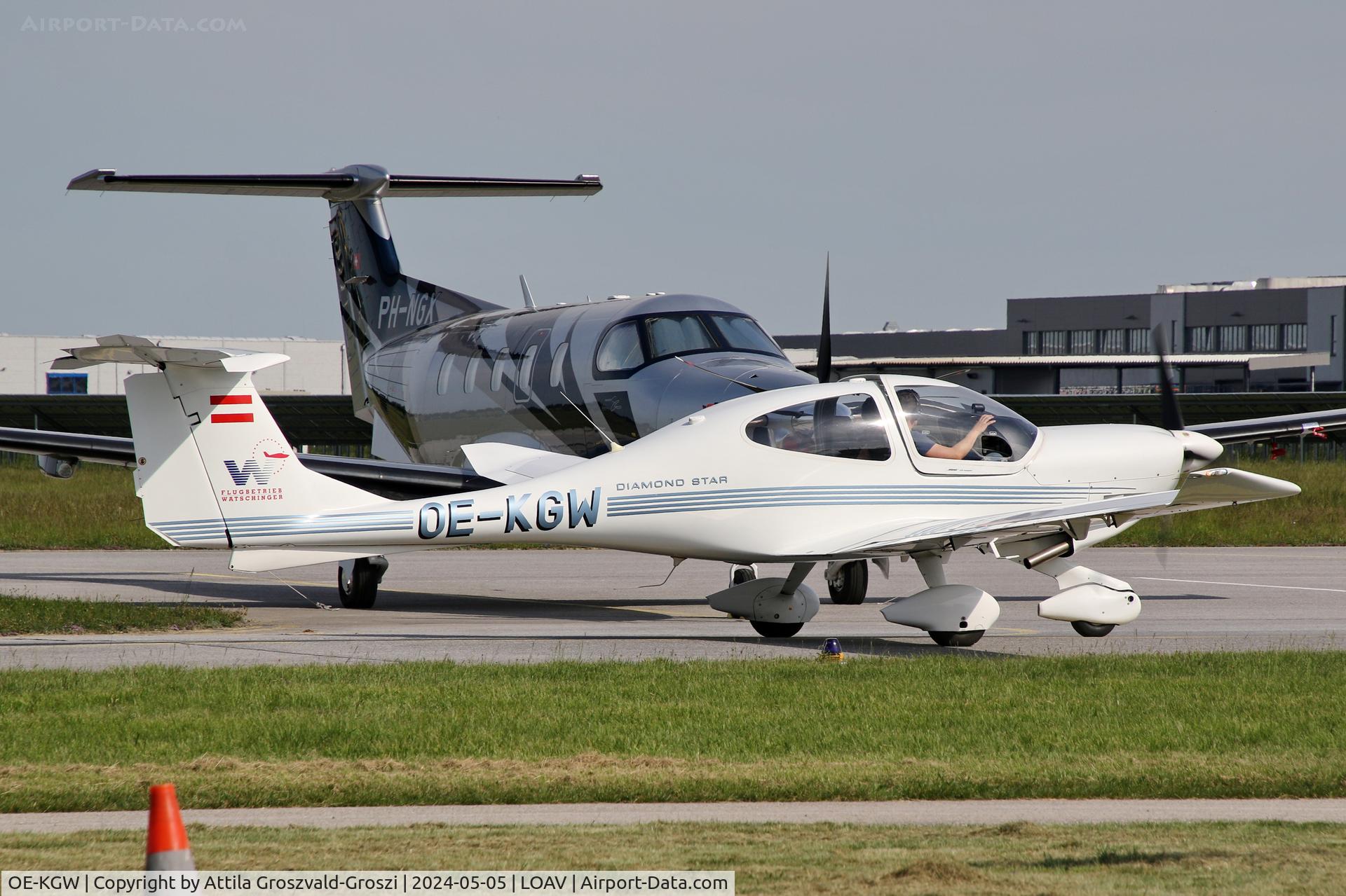 OE-KGW, 2003 Diamond DA-40D Diamond Star C/N D4.053, LOAV - Voslau Airport, Austria
