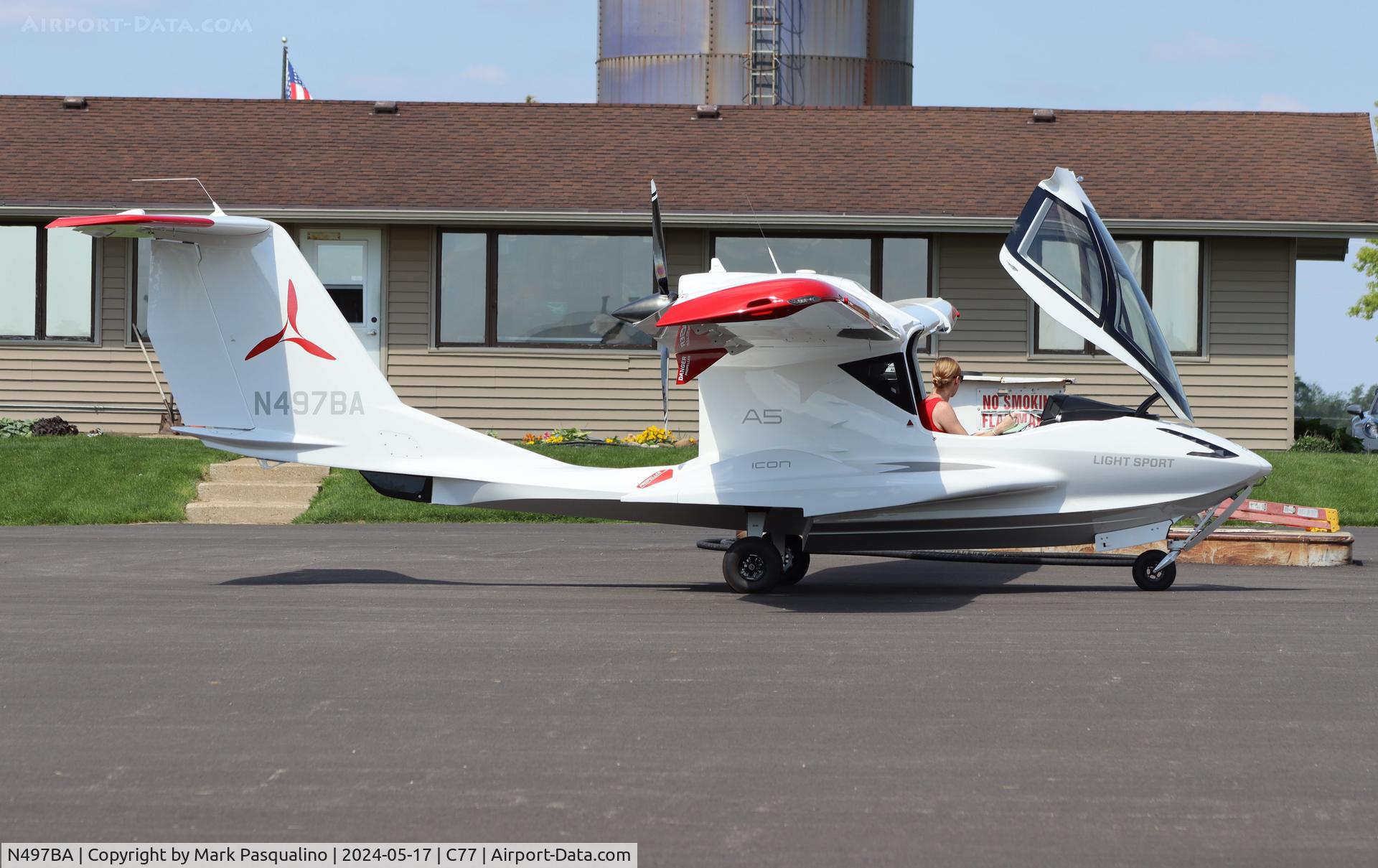 N497BA, 2023 Icon Aircraft A5 C/N 00197, Icon Aircraft A5