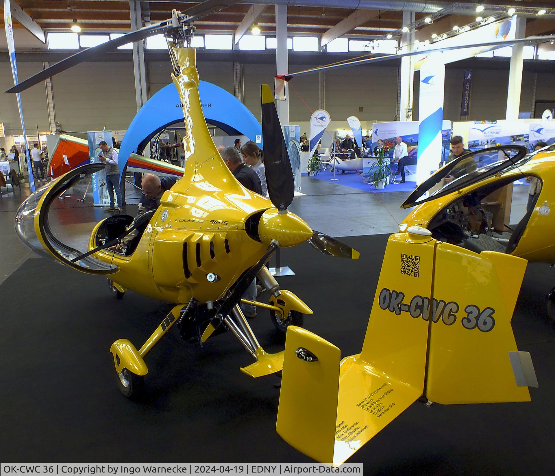 OK-CWC 36, 2023 AutoGyro Calidus 916iS C/N not found_OK-CWC 36, AutoGyro Calidus 916 iS at the AERO 2024, Friedrichshafen