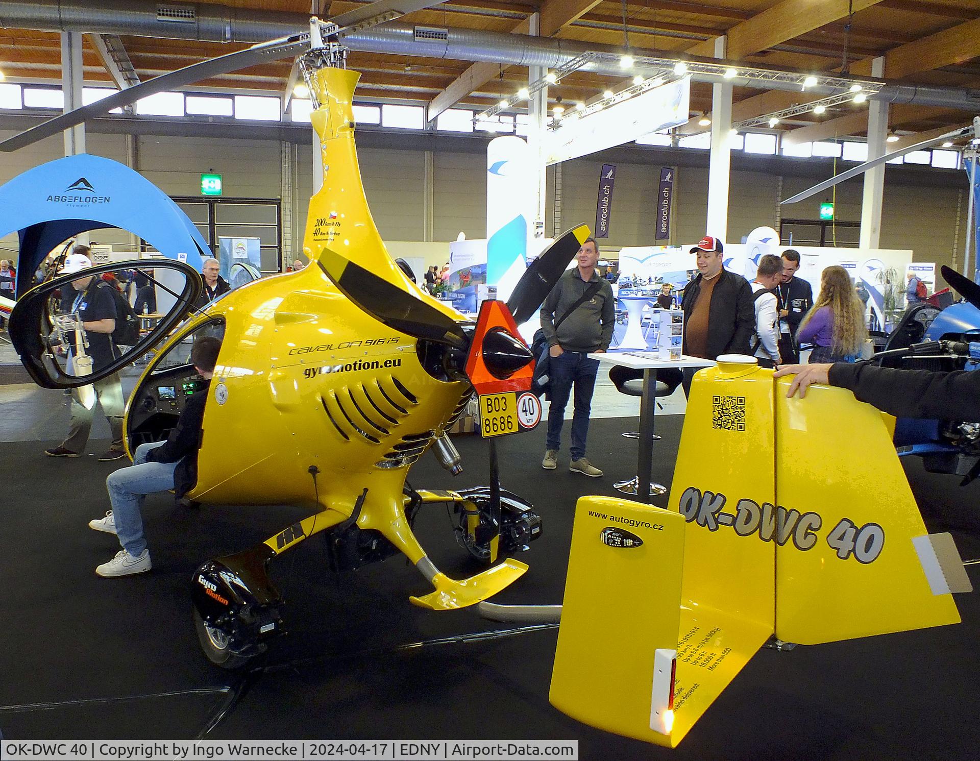 OK-DWC 40, 2024 AutoGyro Cavalon 916iS C/N not found_OK-DWC 40, AutoGyro Cavalon 916 iS at the AERO 2024, Friedrichshafen