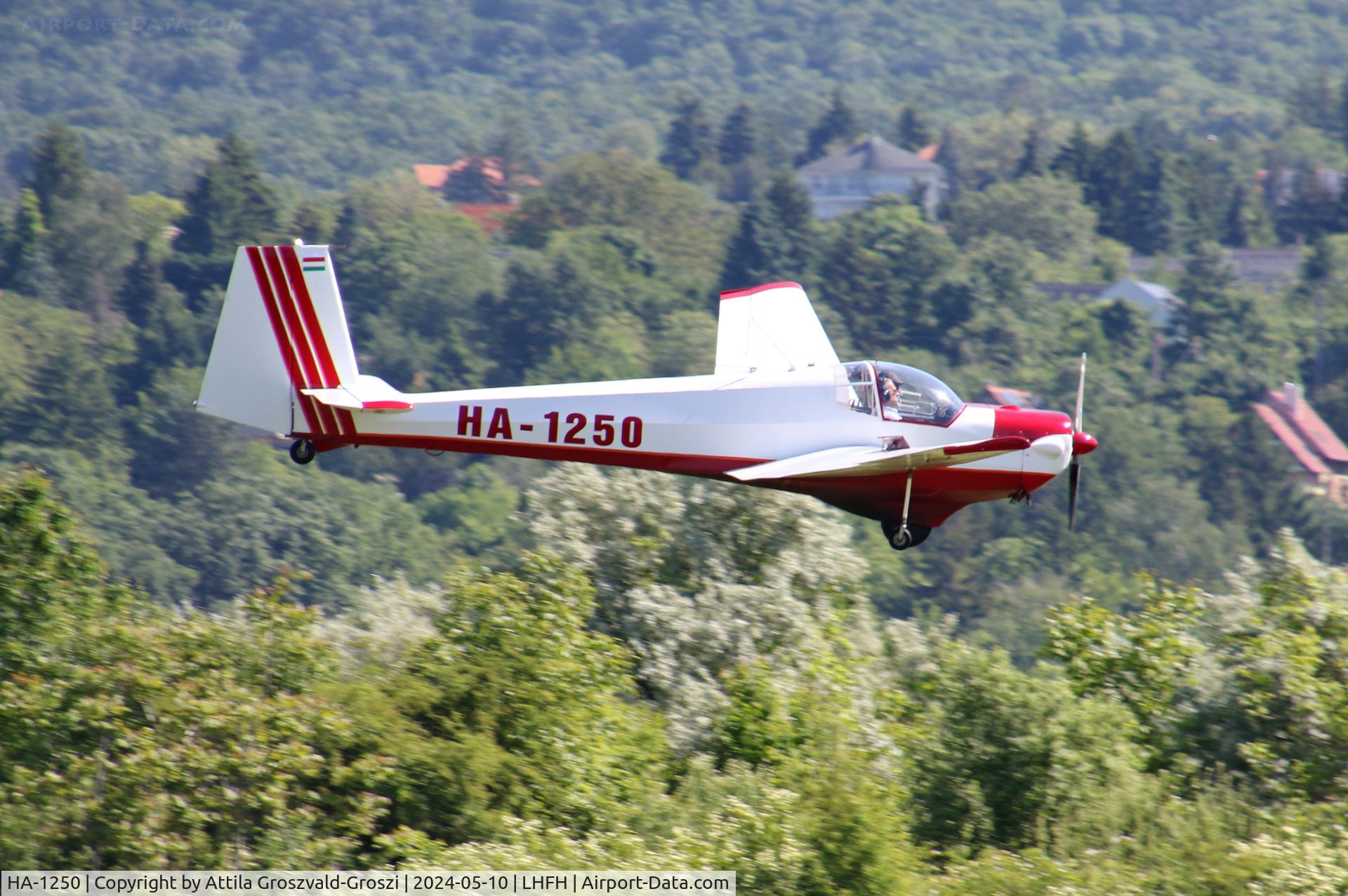 HA-1250, 1968 Scheibe SF-25B Falke C/N 4632, LHFH - Farkashegy Airport Budakeszi, Hungary