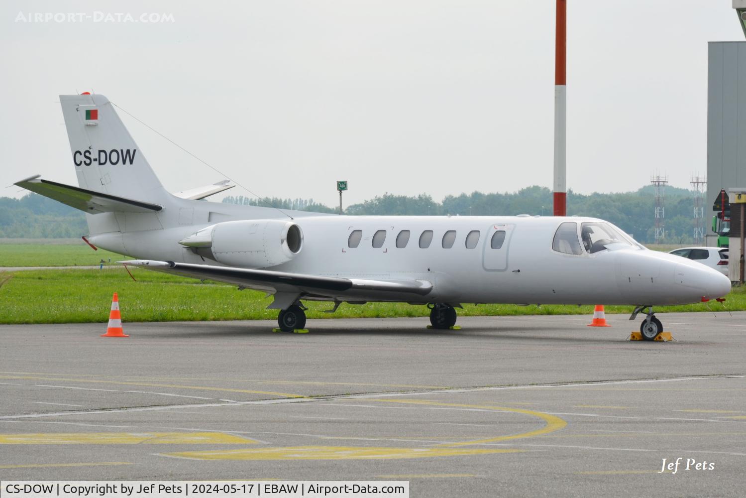 CS-DOW, 1990 Cessna 560 Citation V C/N 560-0088, CS-DOW at Antwerp Airport.