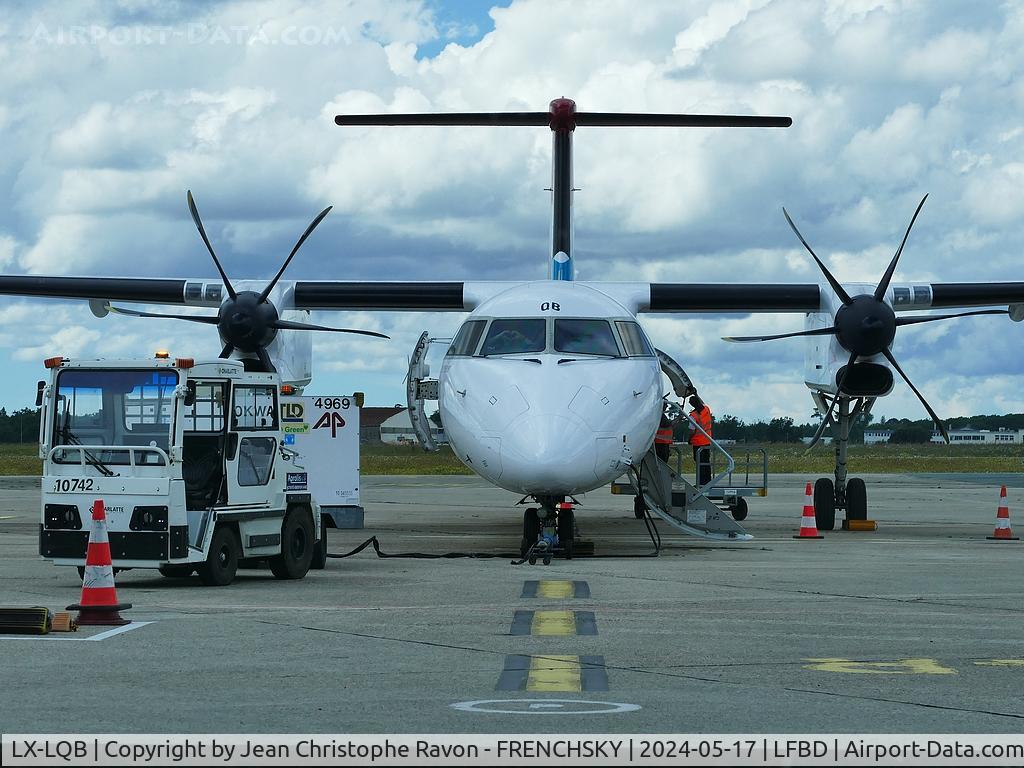LX-LQB, 2015 De Havilland Canada DHC-8-402Q Dash 8 C/N 4512, Bordeaux (BOD)	Luxembourg (LUX)	LG8172