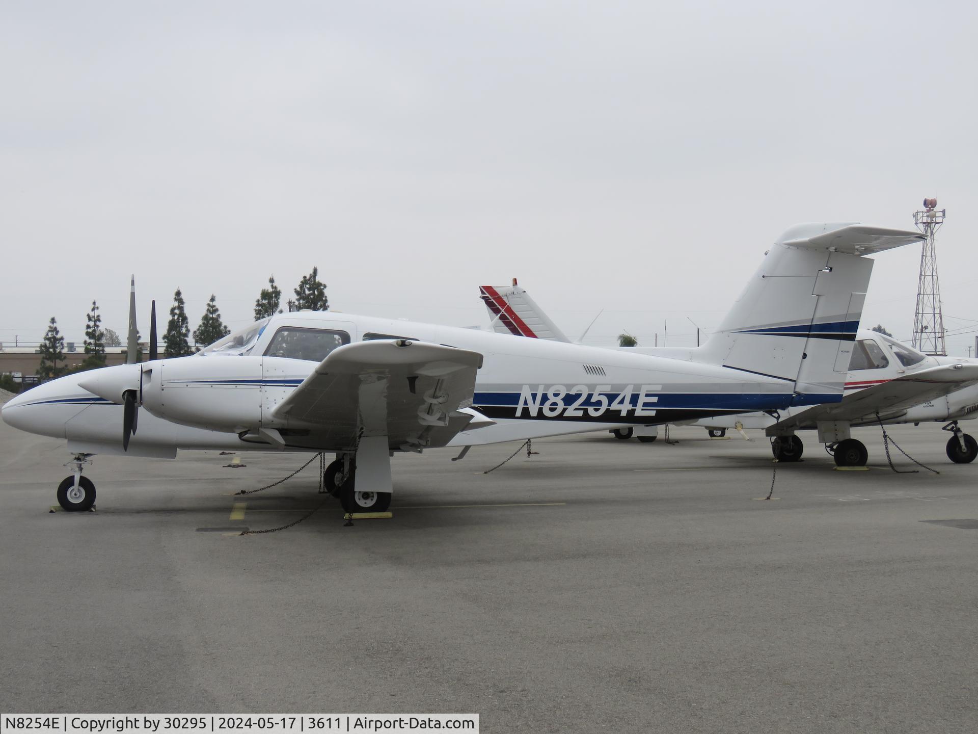 N8254E, 1980 Piper PA-44-180T Turbo Seminole C/N 44-8107014, Parked