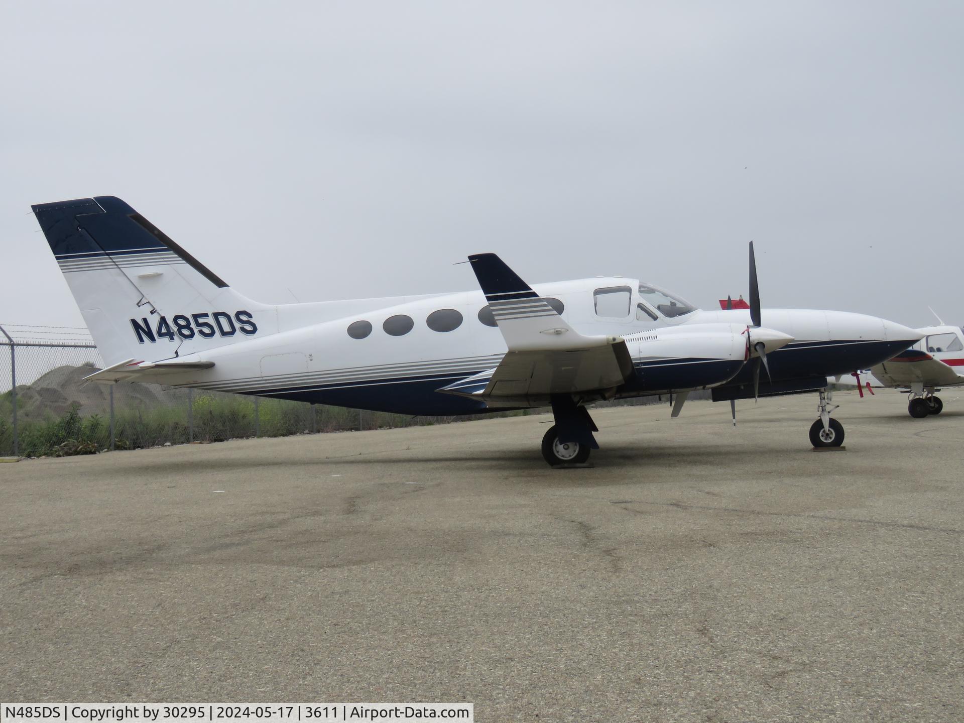 N485DS, 1978 Cessna 421C Golden Eagle C/N 421C0459, Parked