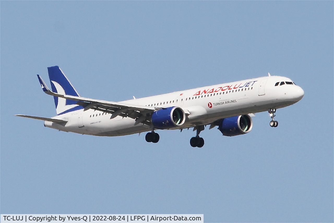 TC-LUJ, Airbus A321-271NX C/N 10883, A321-271NX, On final rwy 09L, Roissy Charles De Gaulle airport (LFPG-CDG)