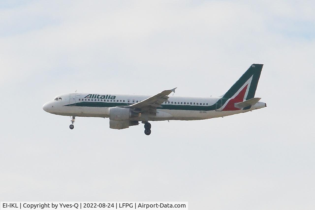 EI-IKL, 2001 Airbus A320-214 C/N 1489, Airbus A320-214, On final rwy 08R, Roissy Charles De Gaulle airport (LFPG-CDG)