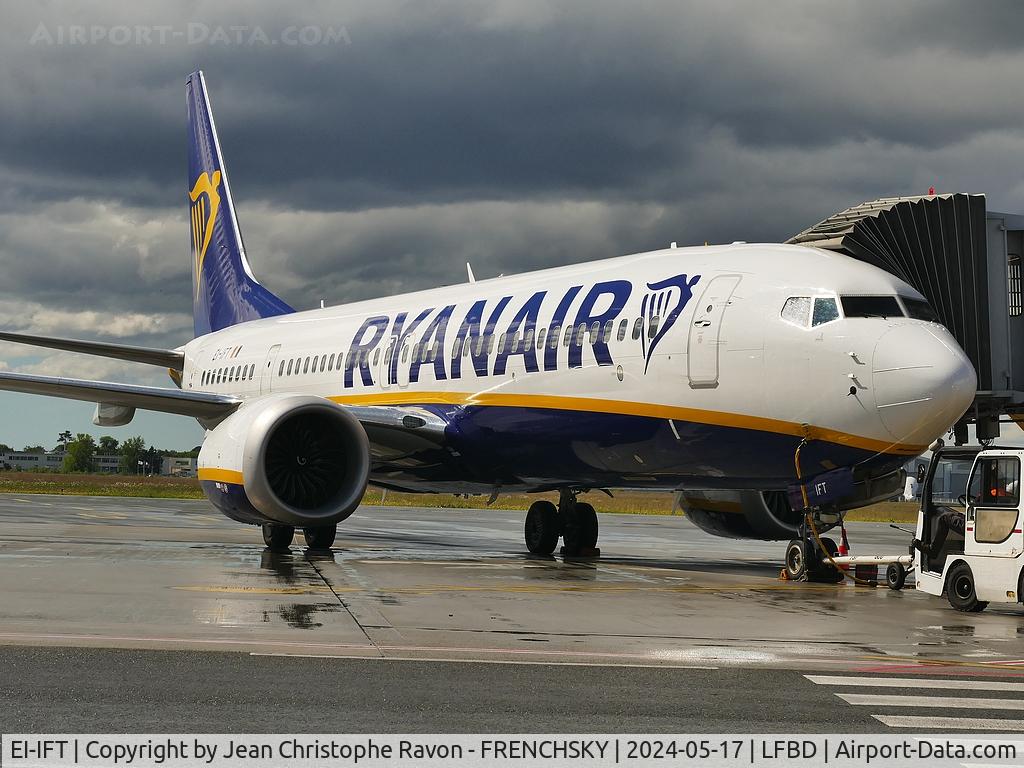 EI-IFT, 2023 Boeing 737-8 MAX C/N 67132, Bordeaux (BOD)	Fes (FEZ)	FR5221