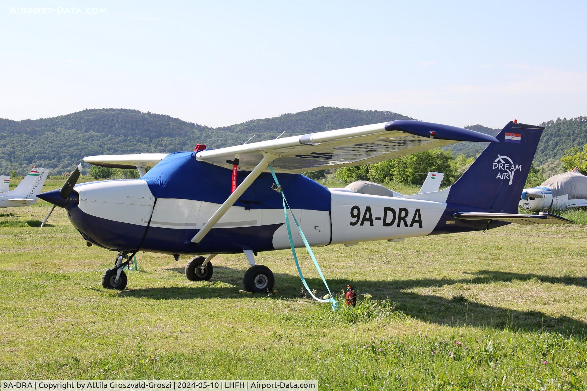 9A-DRA, Cessna 172K Skyhawk C/N 17258601, LHFH - Farkashegy Airport Budakeszi, Hungary