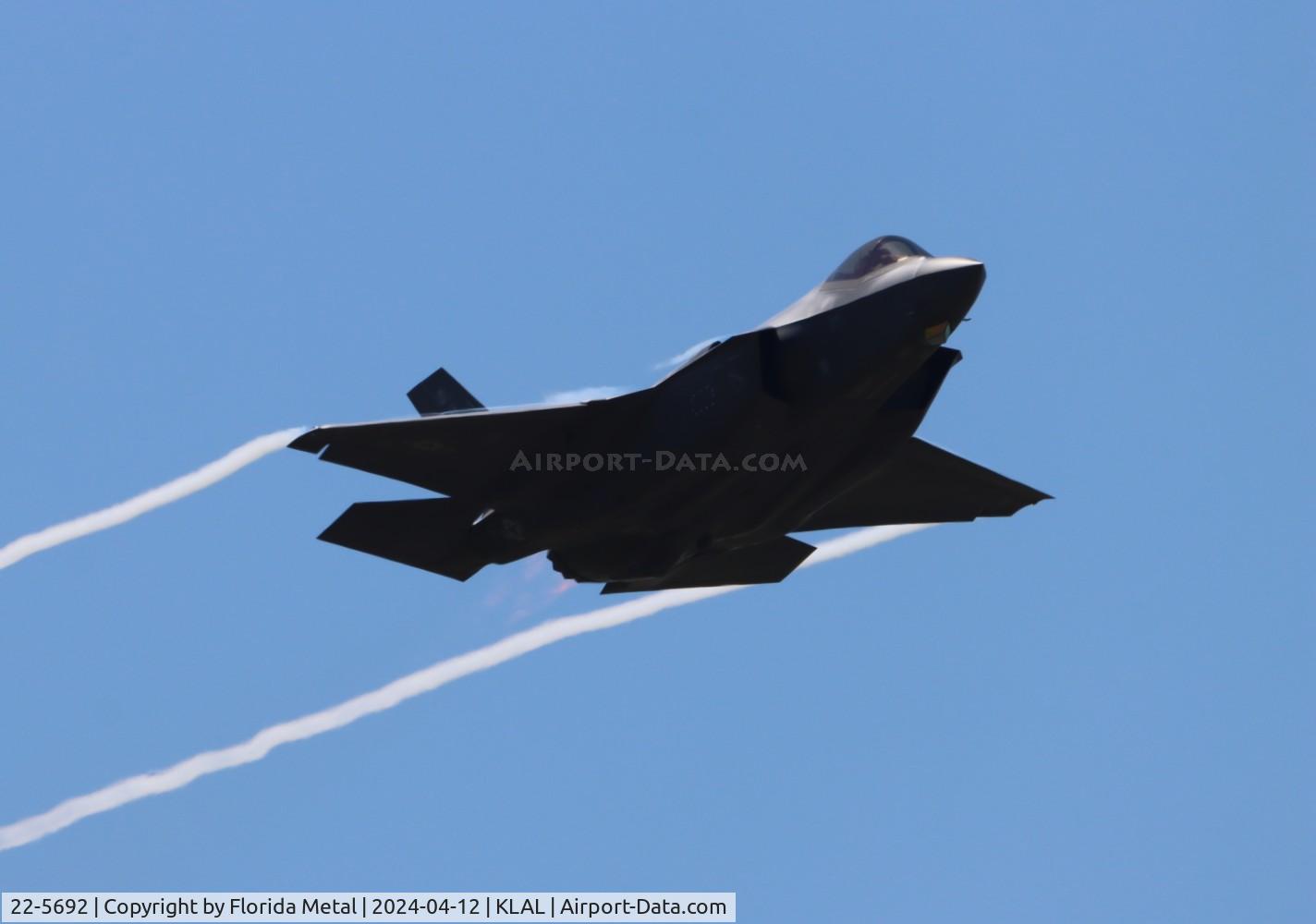 22-5692, 2022 Lockheed Martin F-35A Lightning C/N AF-393, Sun N Fun 2024 zx LAL