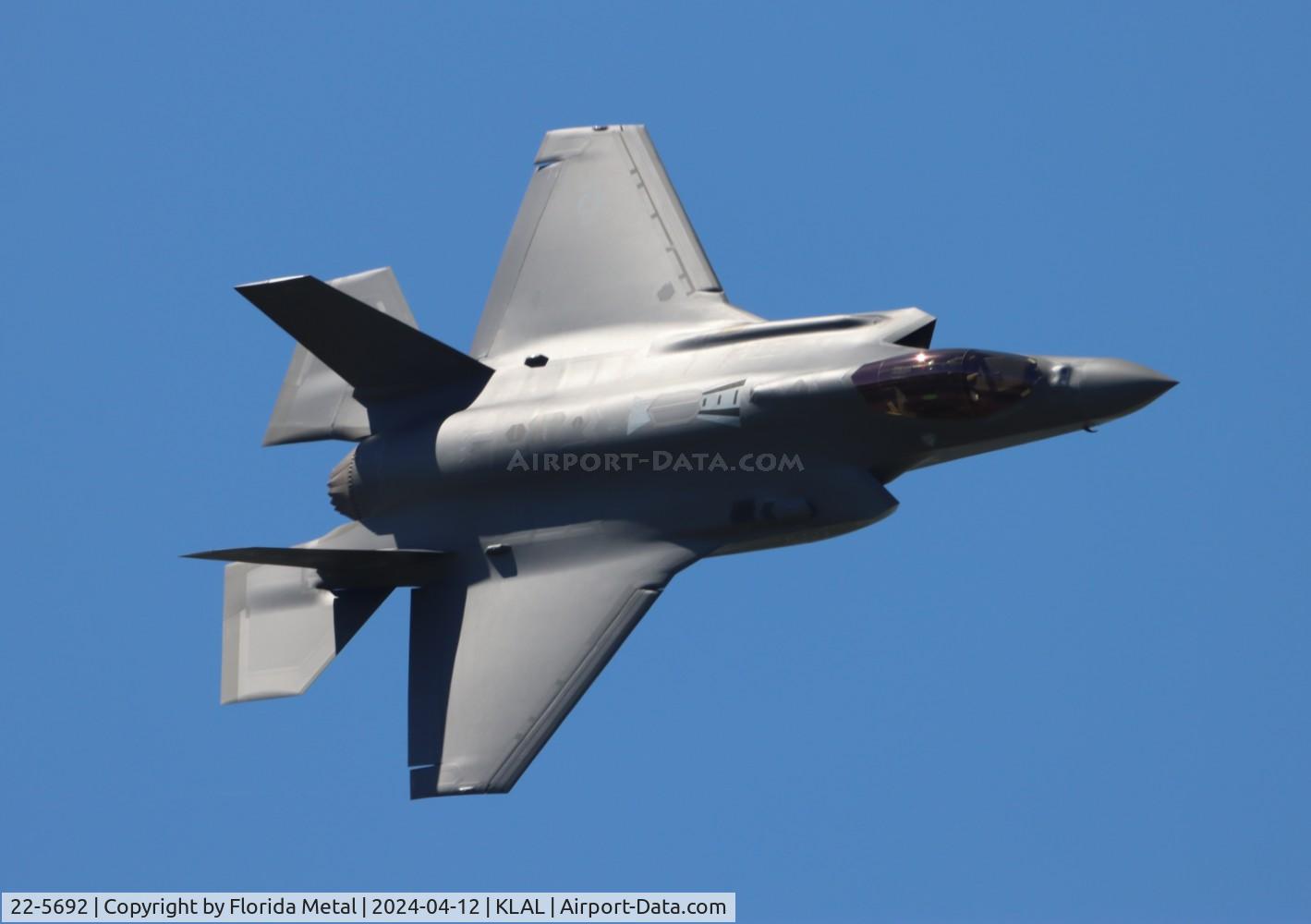 22-5692, 2022 Lockheed Martin F-35A Lightning C/N AF-393, USAF F-35A zx
