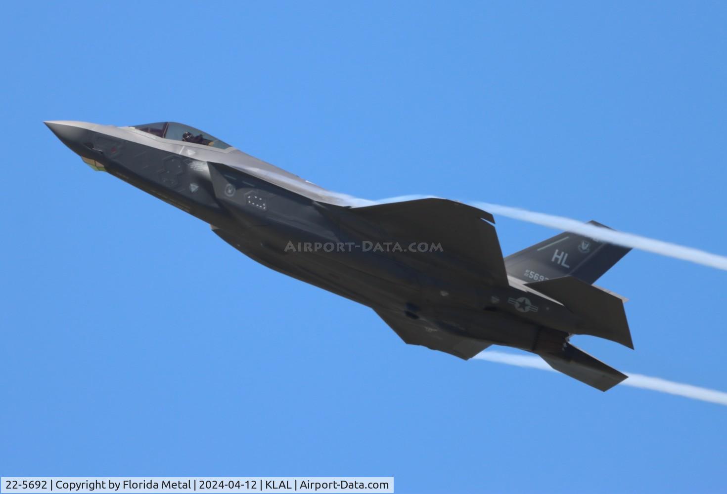 22-5692, 2022 Lockheed Martin F-35A Lightning C/N AF-393, Sun N Fun 2024 zx LAL