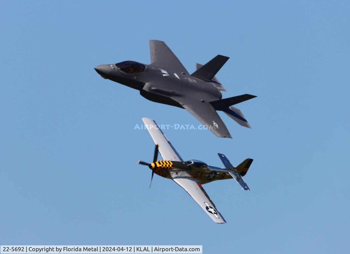 22-5692, 2022 Lockheed Martin F-35A Lightning C/N AF-393, 2 ship heritage flight zx