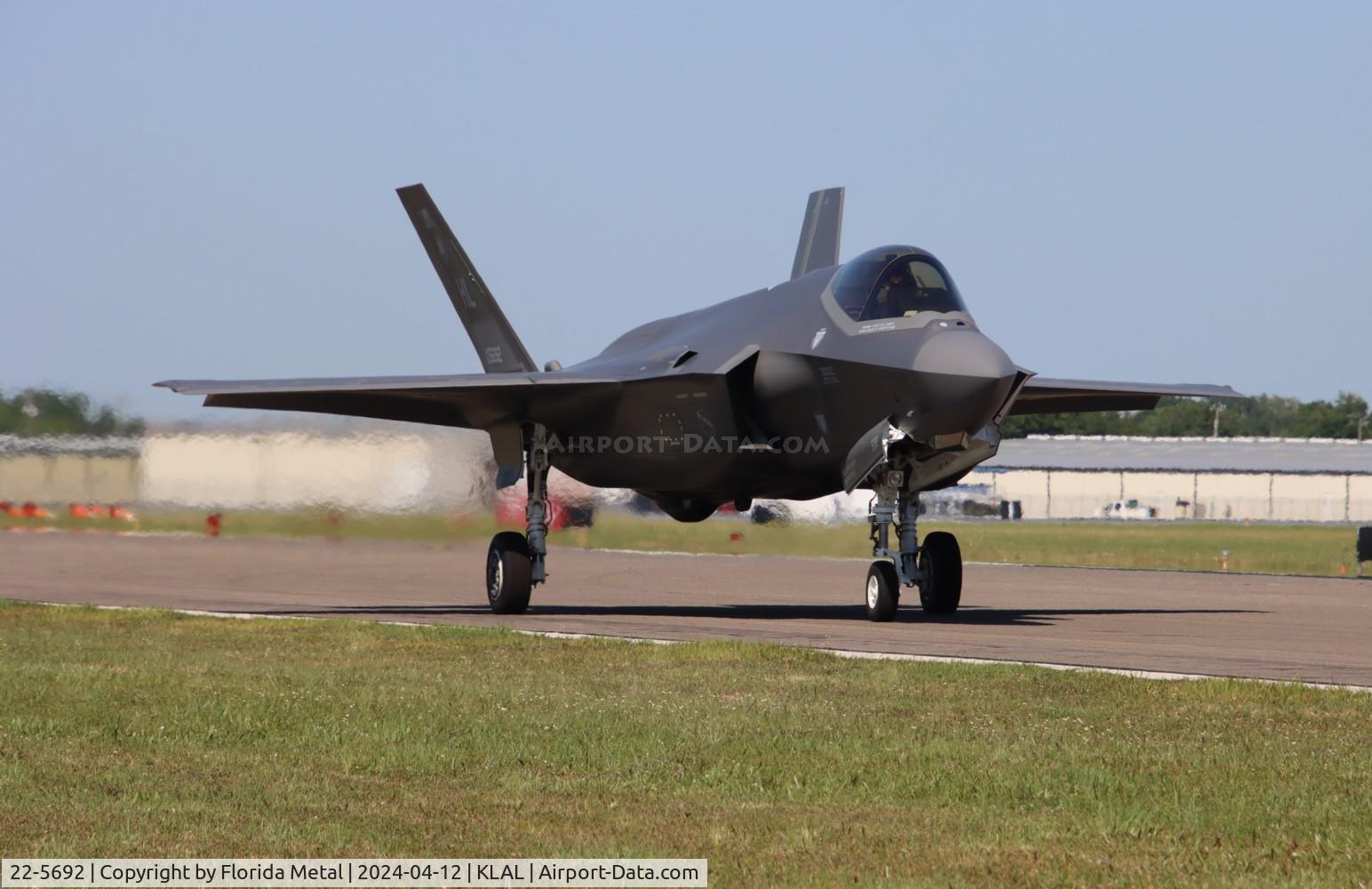 22-5692, 2022 Lockheed Martin F-35A Lightning C/N AF-393, USAF F-35A zx