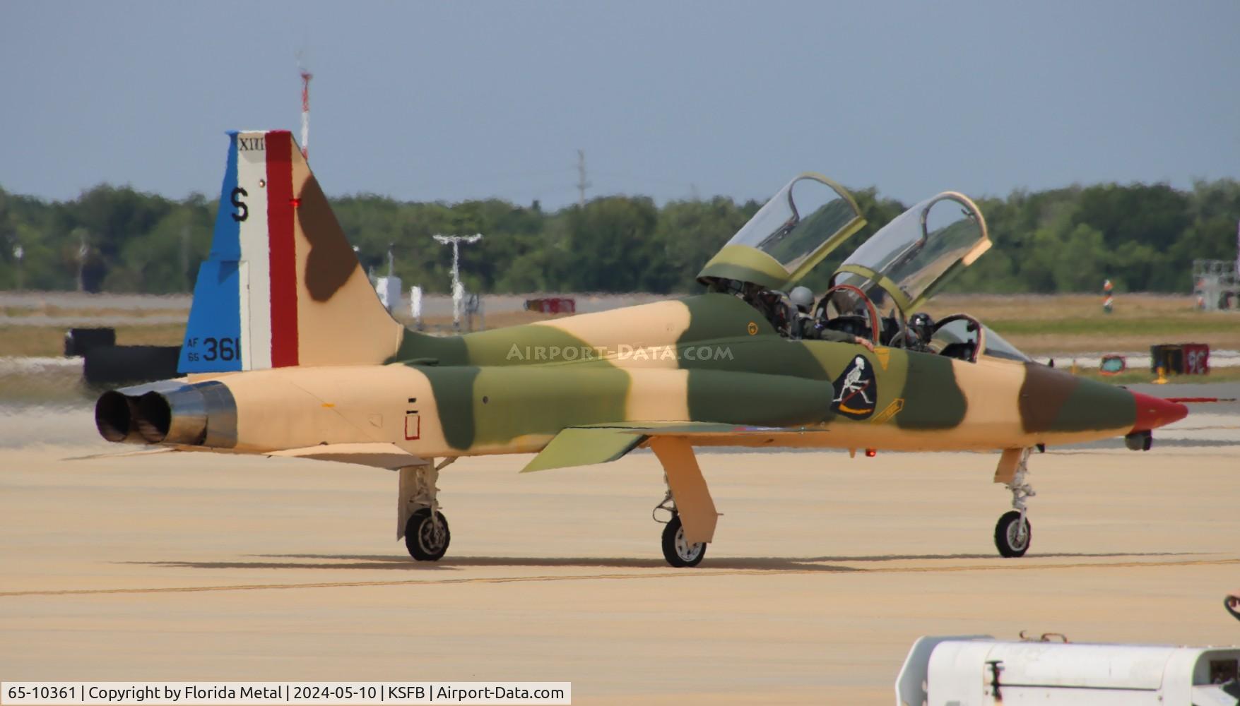 65-10361, 1965 Northrop T-38A-60-NO Talon C/N N.5780, T-38A zx stop at SFB now on it's way to FLL for the airshow that weekend