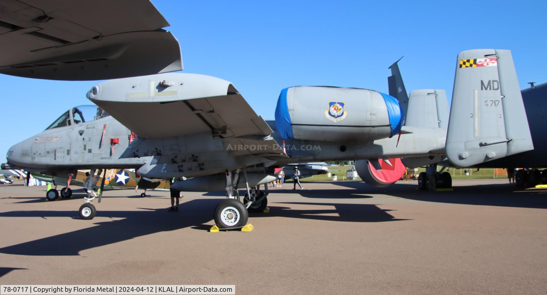 78-0717, 1978 Fairchild Republic A-10C Thunderbolt II C/N A10-0337, A-10 zx
