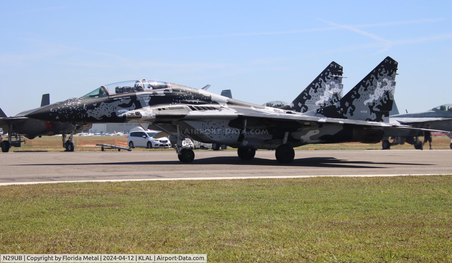 N29UB, 1989 Mikoyan-Gurevich MiG-29UB C/N 50903014896, Mig-29 zx
