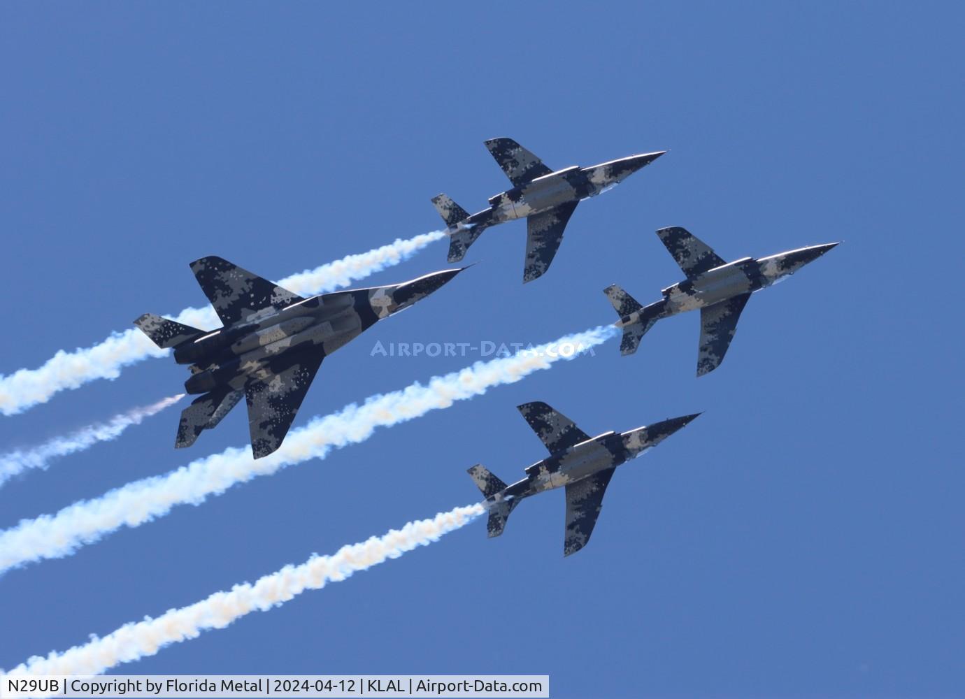 N29UB, 1989 Mikoyan-Gurevich MiG-29UB C/N 50903014896, Sun N Fun 2024 zx LAL