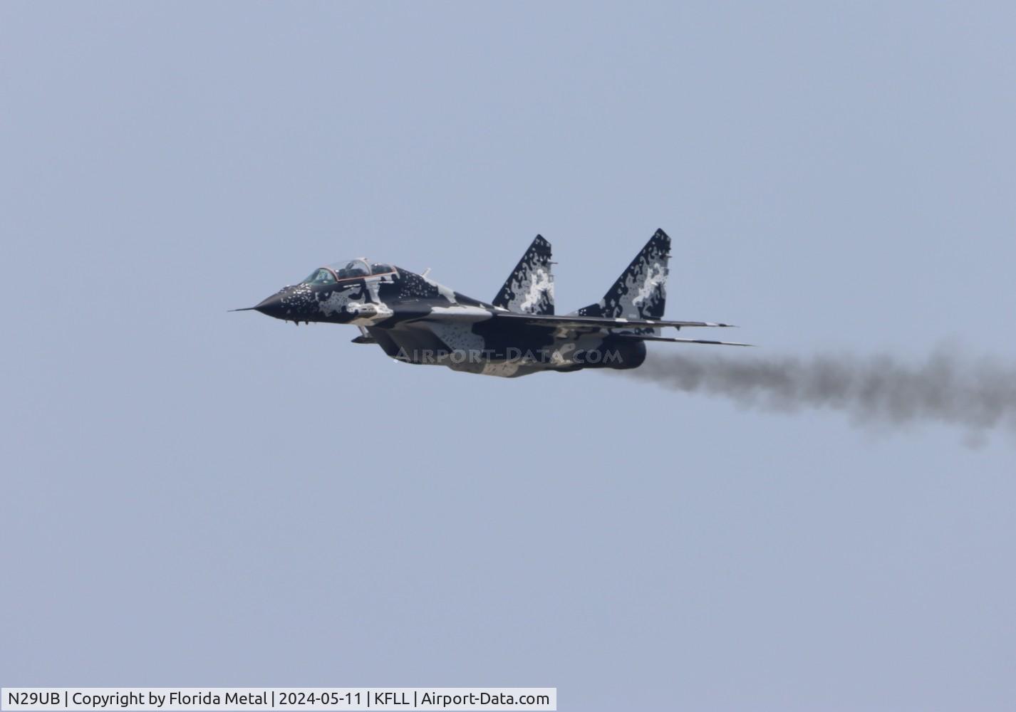 N29UB, 1989 Mikoyan-Gurevich MiG-29UB C/N 50903014896, Mig 29 zx