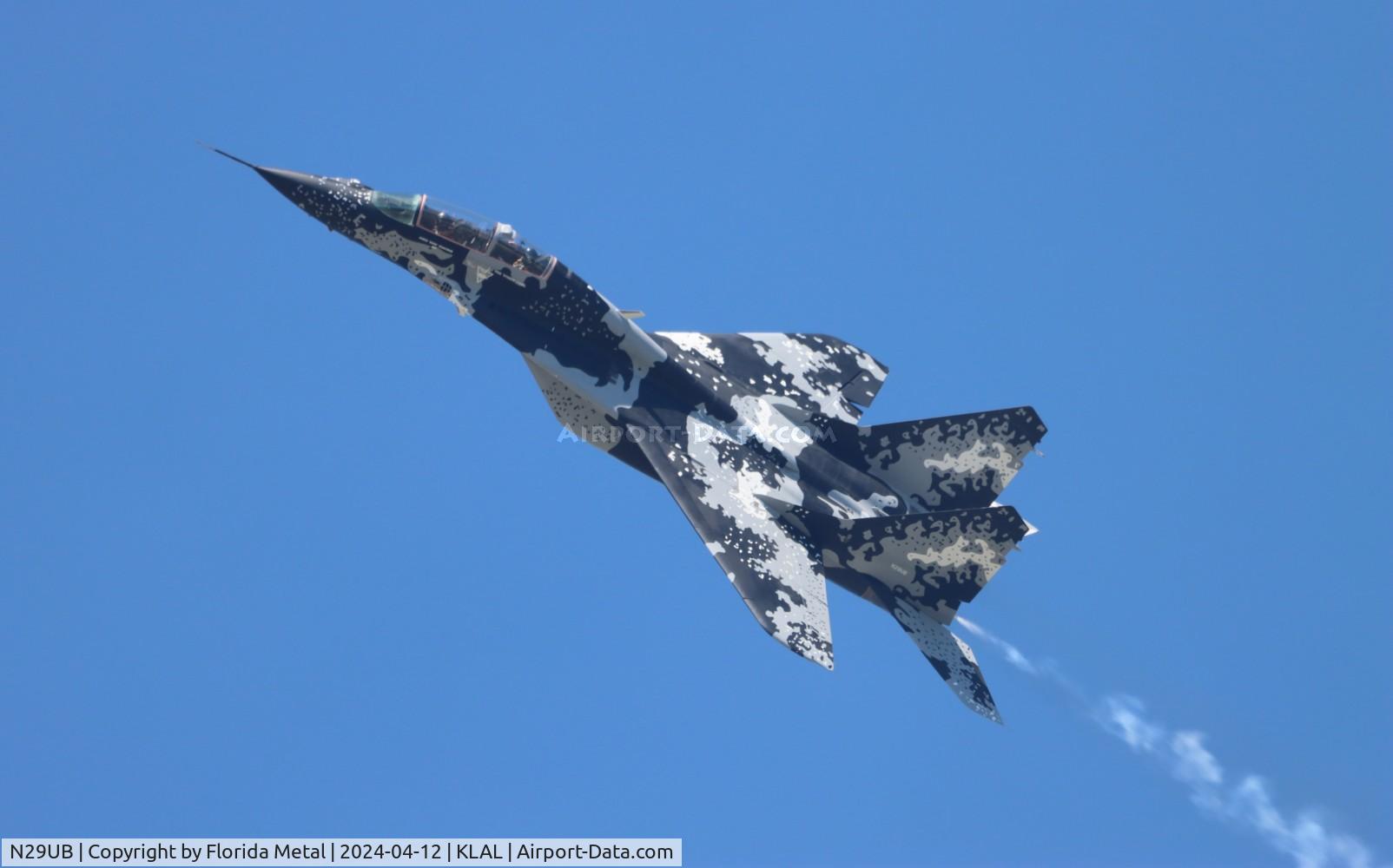 N29UB, 1989 Mikoyan-Gurevich MiG-29UB C/N 50903014896, Mig-29 zx