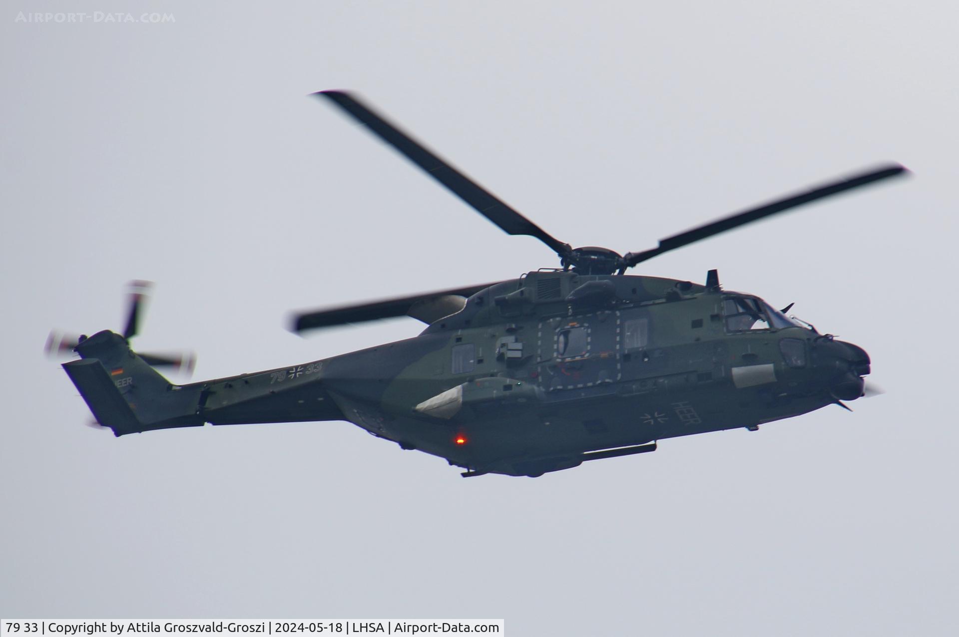 79 33, NHI NH-90 TTH Caiman Caiman C/N 1419, LHSA - in the airspace of Szentkirályszabadja airport, Hungary