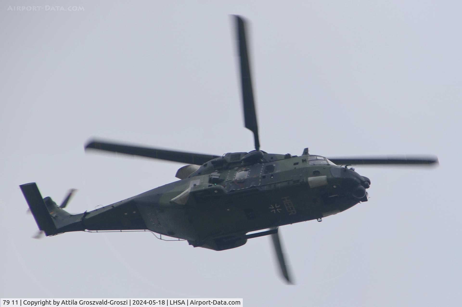 79 11, NHI NH-90 TTH Caiman C/N GEAF011, LHSA - in the airspace of Szentkirályszabadja airport, Hungary