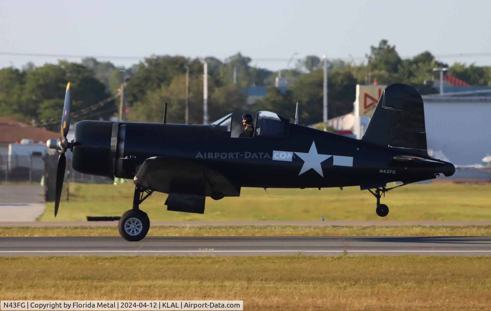 N43FG, 1945 Goodyear FG-1D Corsair C/N 2903, FG-1 zx