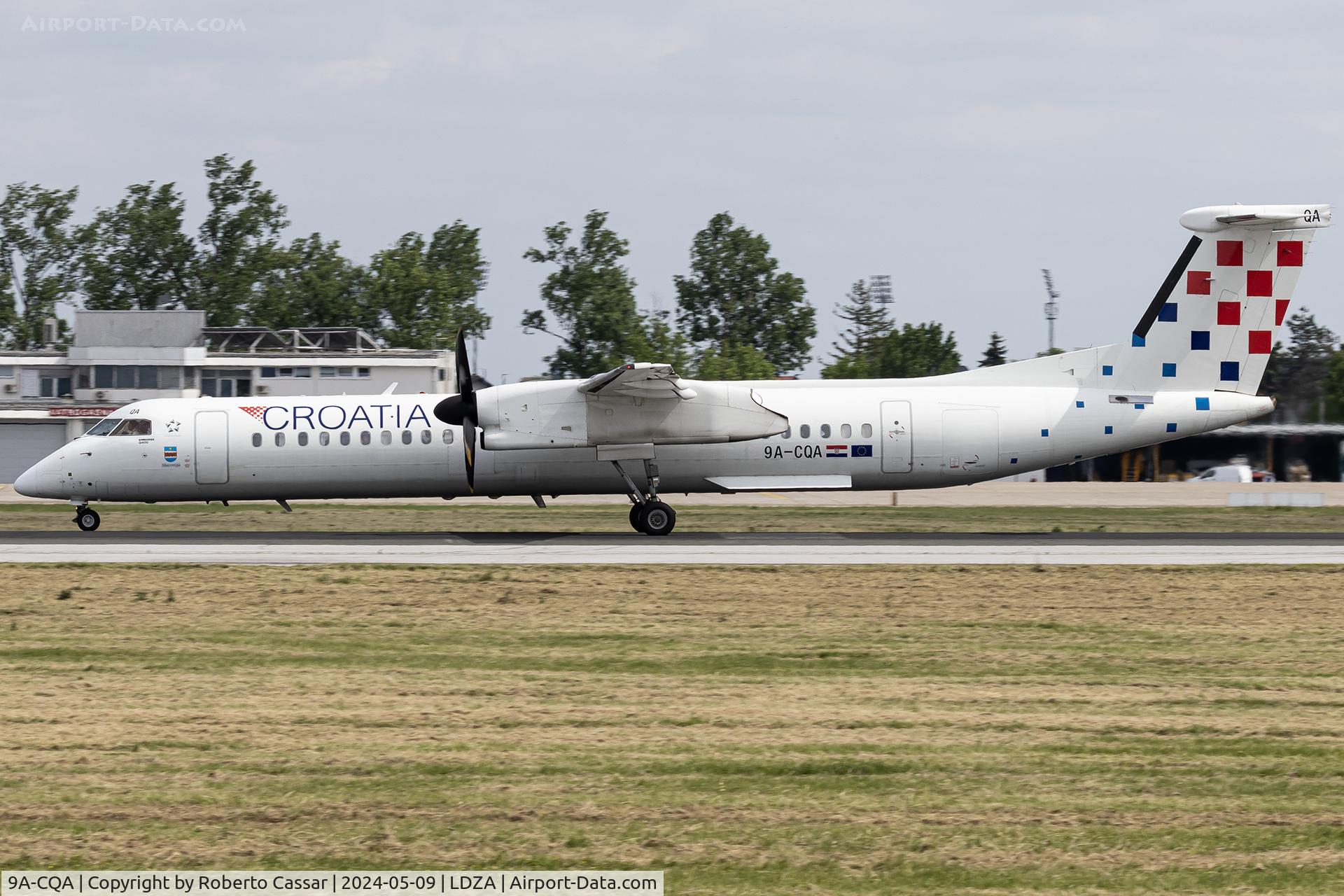 9A-CQA, 2008 De Havilland Canada DHC-8-402Q Dash 8 C/N 4205, Franjo Tu?man International Airport Zagreb