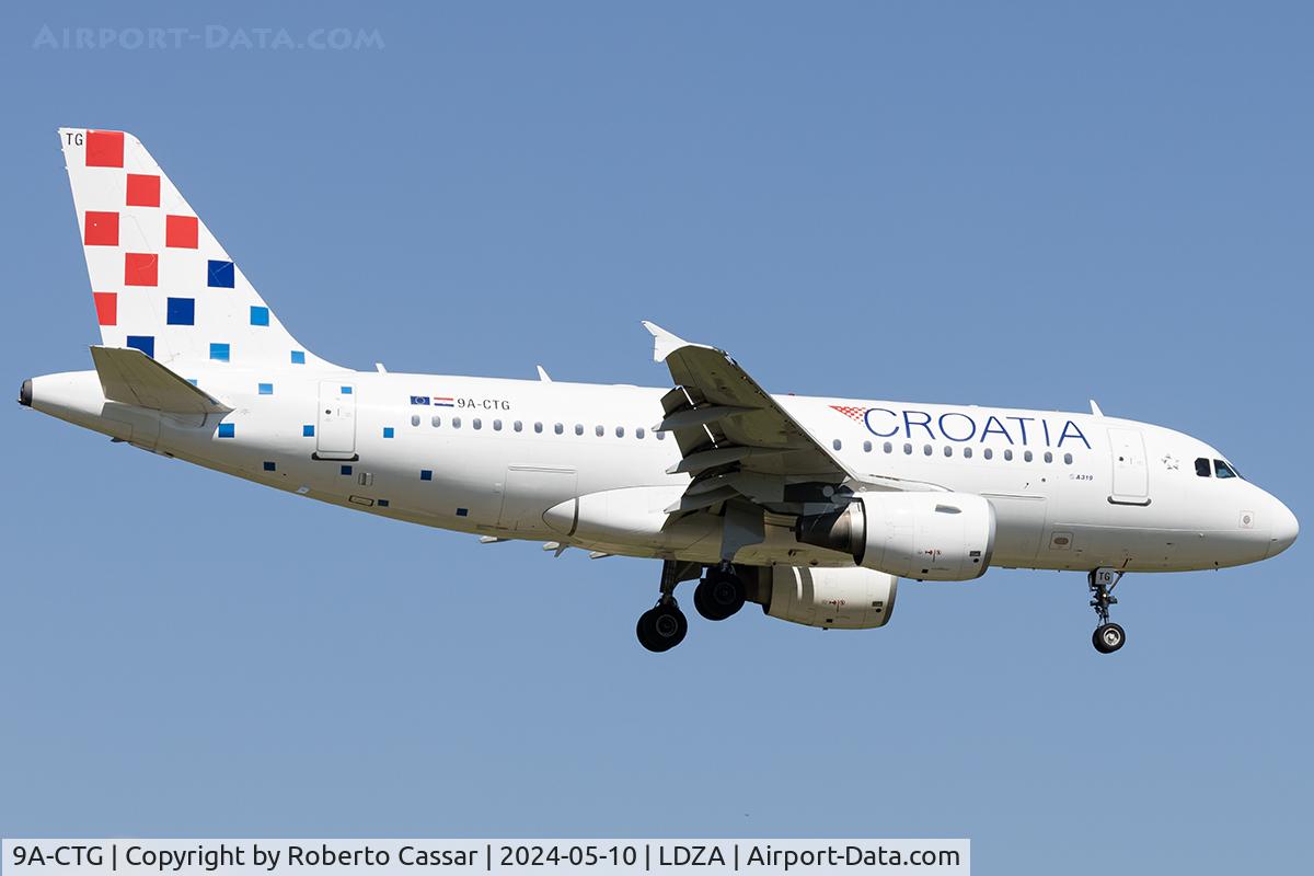9A-CTG, 1998 Airbus A319-112 C/N 767, Franjo Tu?man International Airport Zagreb