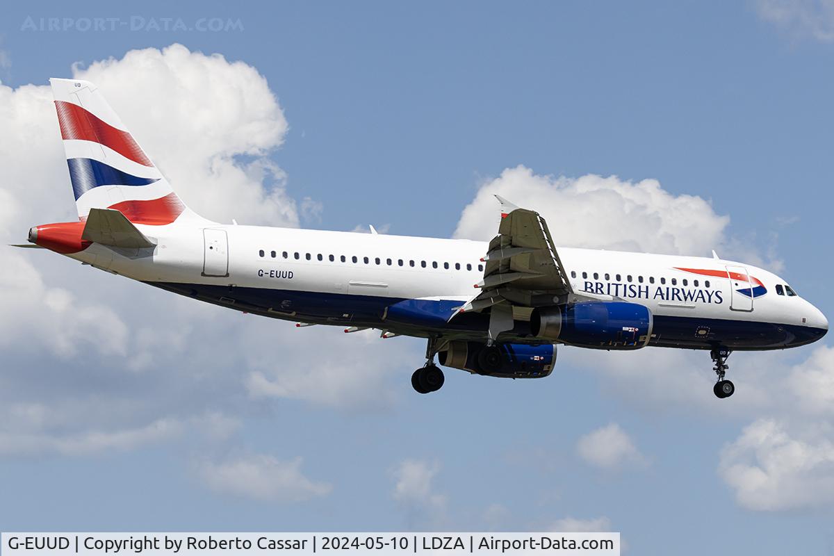 G-EUUD, 2002 Airbus A320-232 C/N 1760, Franjo Tu?man International Airport Zagreb