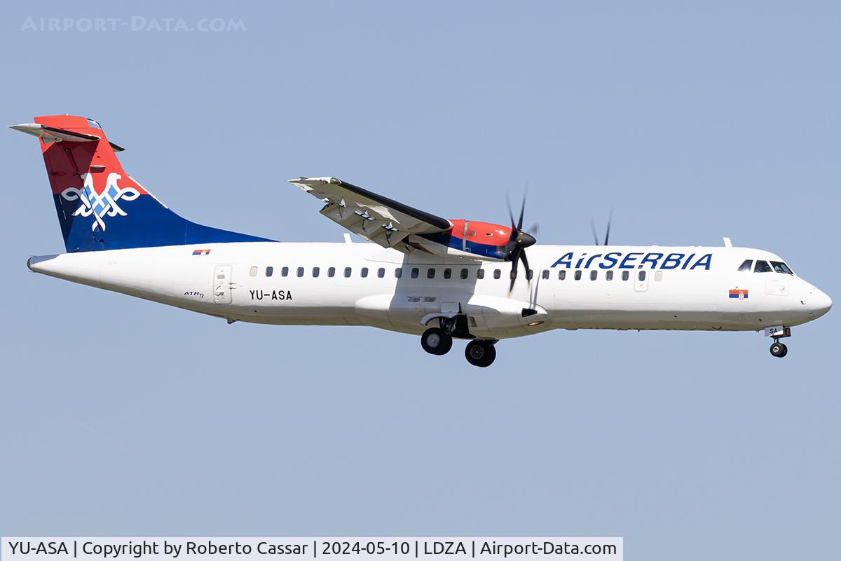 YU-ASA, 2013 ATR 72-600 (72-212A) C/N 1122, Franjo Tu?man International Airport Zagreb